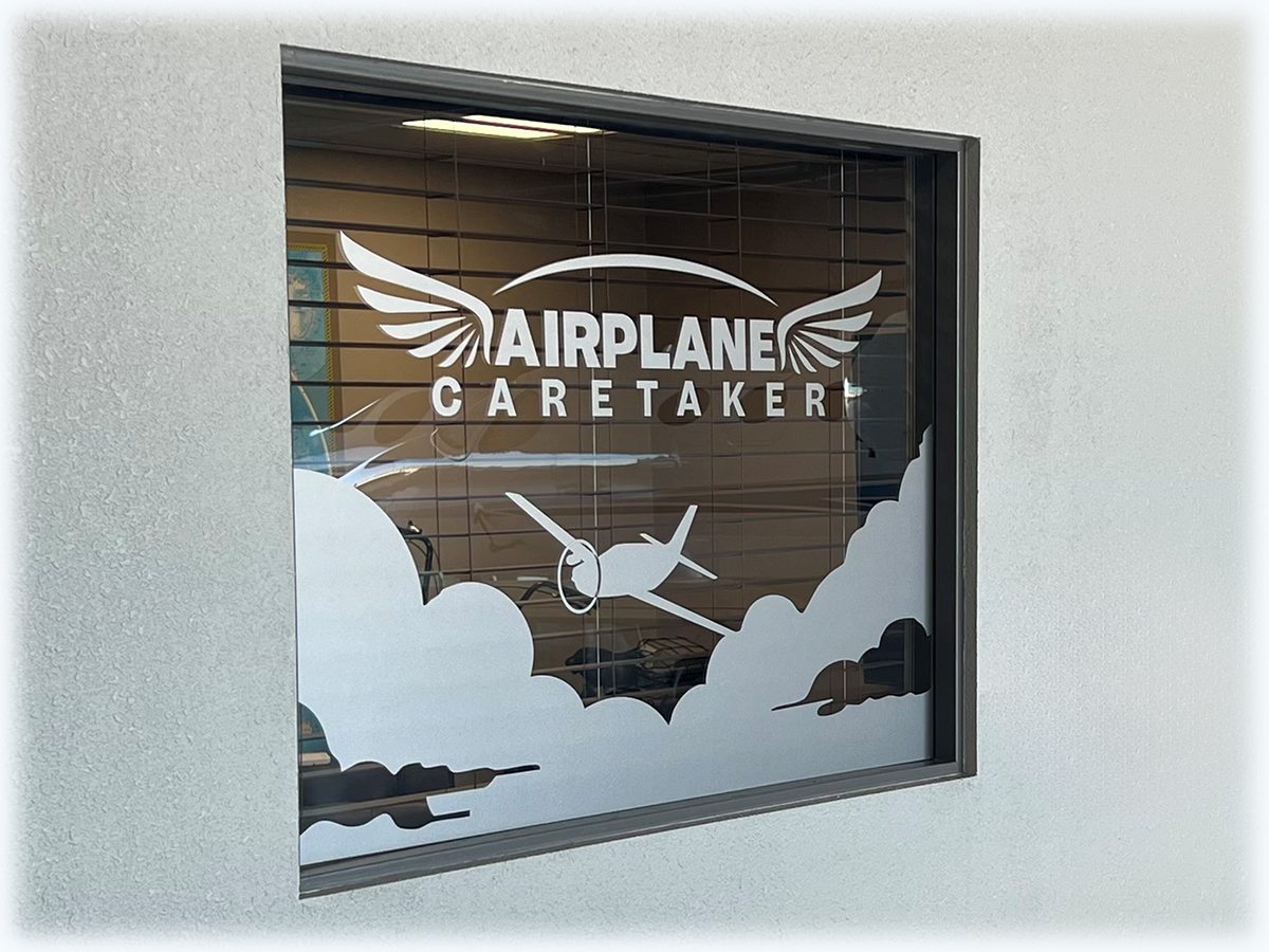 Airplane Caretaker storefront at Falcon Field (KFFZ)
