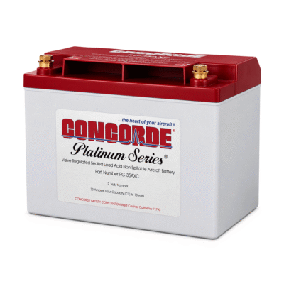 Concorde RG-35AXC Platinum Series Aircraft Battery (12V)