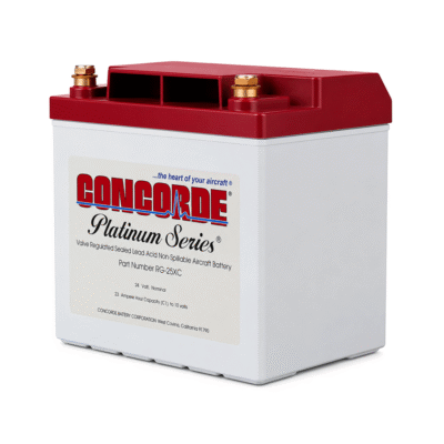 Concorde RG-25XC Platinum Series Aircraft Battery (24V)