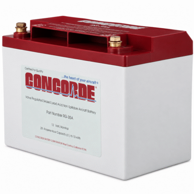 Concorde RG-35A Aircraft Battery – 12 Volt