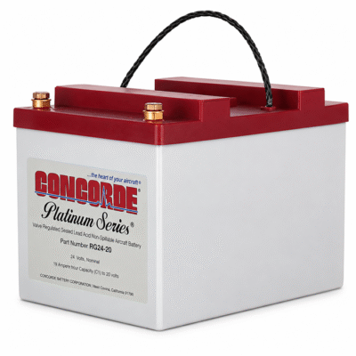 Concorde RG24-20 Platinum Series Aircraft Battery – 24 Volt
